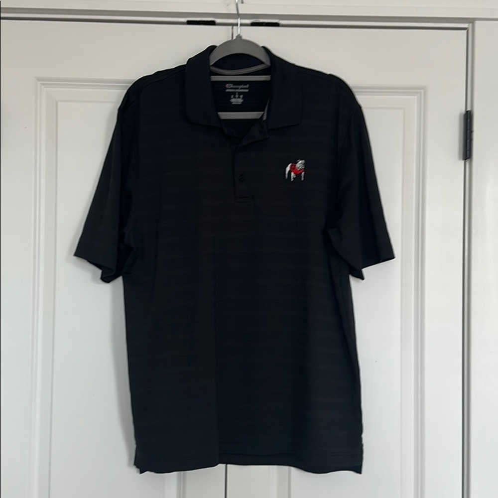 Black Georgia Bulldogs Polo